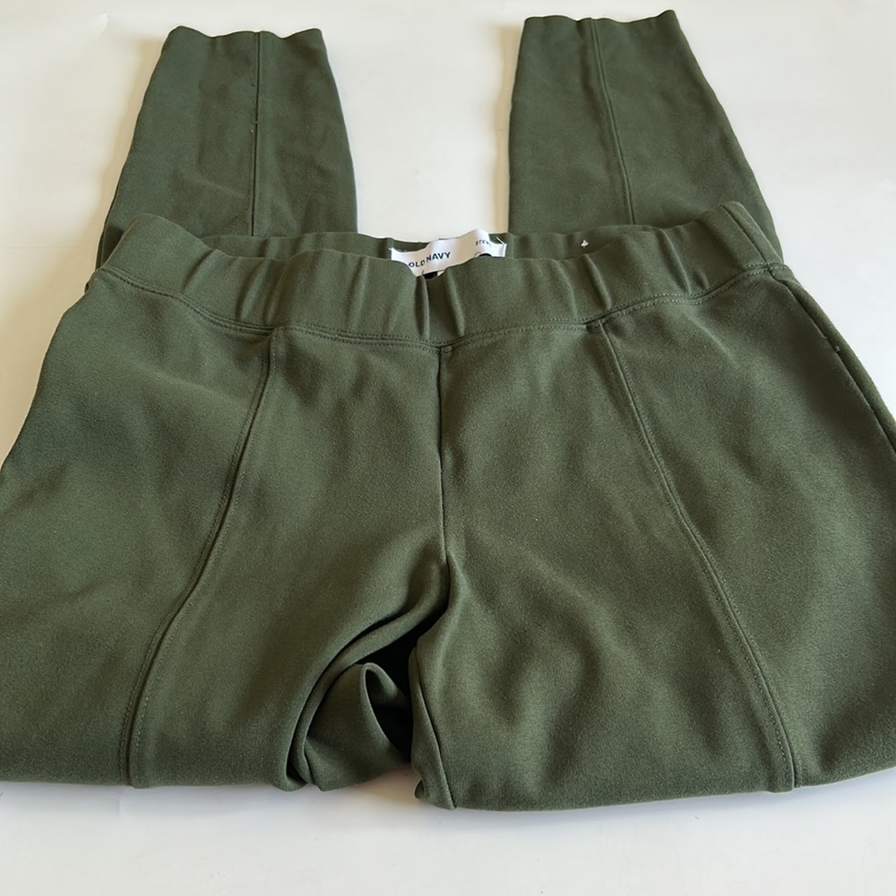 Old Navy Stevie Olive Green Leggings - Picture 2 of 8